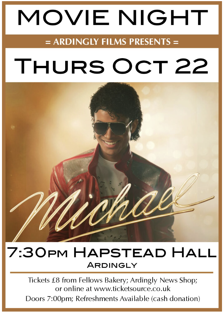 Poster for Ardingly Films presents Michael